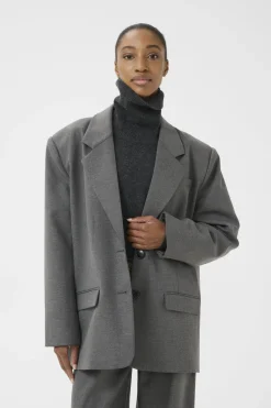 GZpaula melange OZ blazer NOOS Dark grey melange 10910493