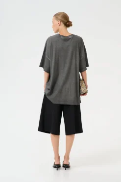 GZsilmo tee Black oil washed 10910127