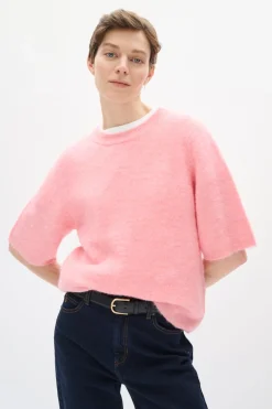 HarrietIW SS Pullover Silver Pink 141508 30109919