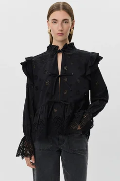 HAZELLESW BLOUSE 1000 Black S254105