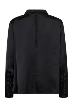 HelenCC Button Blouse 96Black 35985