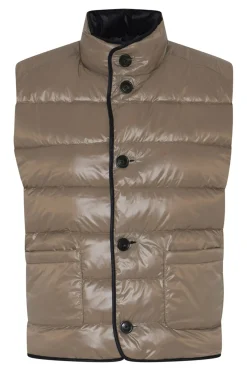 374HMBeket reversible vest 900/15 Black/Walnut HM1314