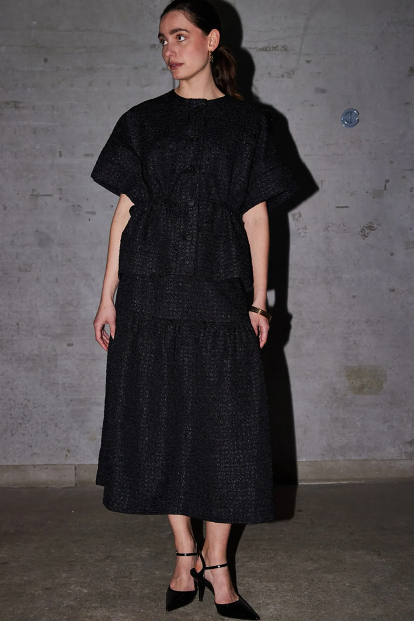 508HMSelia skirt 900 Black HM1277