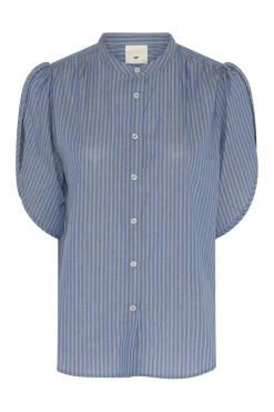 463HMTulin shirt 943 Blue stripe HM1299