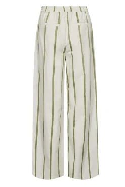 IdieCC Stripe Pants 1134O/W Green 41088