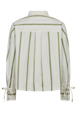IdieCC Stripe Shirt 1134O/W Green 45087