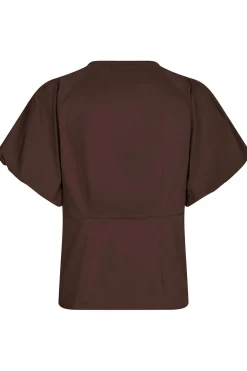 Irina Poplin Dark brown 162219