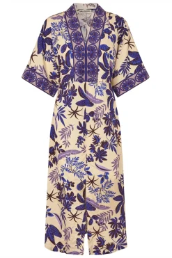 Jemimall Maxi Dress 3/4 74 Flower Print 261103004