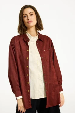 Jessica shirt Rubi red 16521