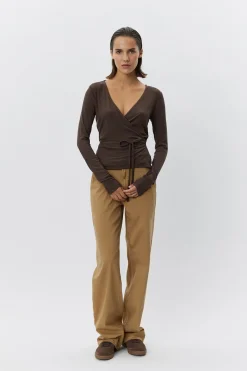 JOODYSW BLOUSE 7129 Brown Fudge SNOS558