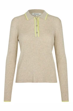 JulioLL Knit Polo LS 08 Beige 261725008