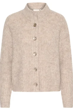 KAane Knit Cardigan Major Brown Melange 10507843