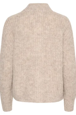 KAane Knit Cardigan Major Brown Melange 10507843