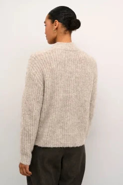 KAane Knit Cardigan Major Brown Melange 10507843