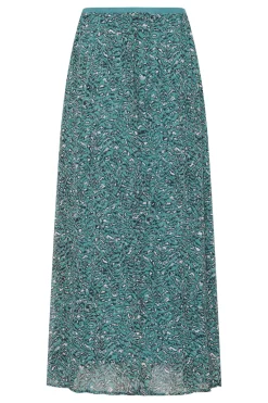 KAbella Skirt Teal/Black/White Graphic 10509889