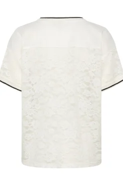 KAbelle Lace TShirt Chalk 110602 10511385