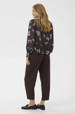 KAclaire Shirt Black Coffee/Multi col.Flowers 10510804
