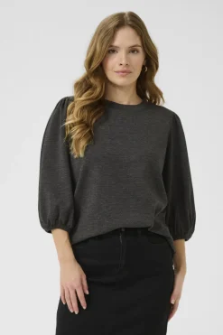 KAjanna Jersey Blouse Black Oyster