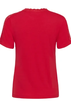 KAjenna Lace TShirt True Red 10510400