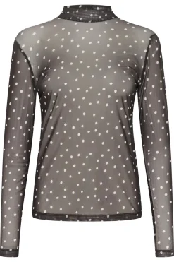 KAjohanne LS TShirt Black/White Dot 10507815