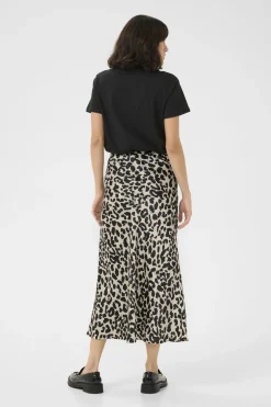 KAjune Skirt Brown Leopard