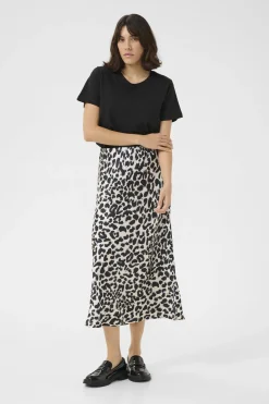 KAjune Skirt Grey leopard