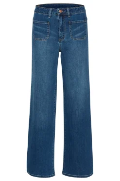 KAkarla HW Flared Jeans Medium Blue Washed Denim 10507619
