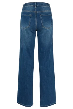 KAkarla HW Flared Jeans Medium Blue Washed Denim 10507619