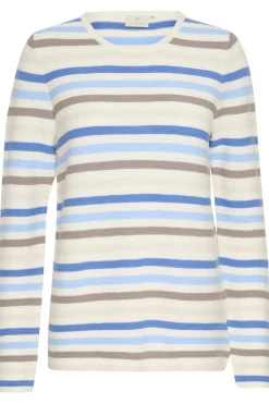 KAlinka Pullover Blue/Nature/Chalk Stripe