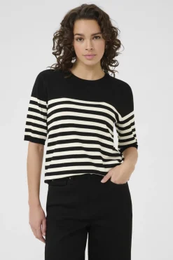 KAlizza Striped Knit Black/Turtledove Half Stripe 10508410