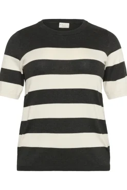 KAlizza Striped Knit DGM/Turtledove Wide Stripe 10508410