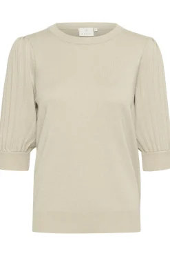 KAlone Knit Pullover 1/2 SL Feather Gray Melange