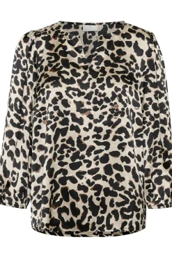 KAmagda Blouse Brown Leopard