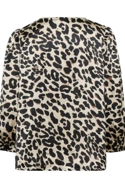 KAmagda Blouse Brown Leopard