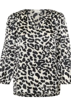 KAmagda Blouse Grey leopard