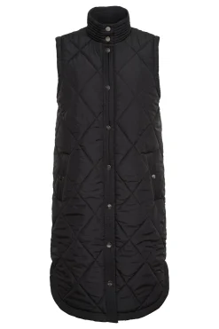 KAmeria Quilted Waist Coat Black deep 10505686
