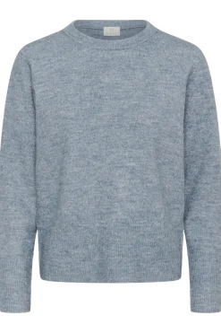 KAniel Crew Neck Pullover Windward Blue Melange 10510744