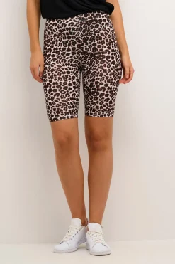 KAsally Jersey Shorts Feather Gray Leo Print 10507769