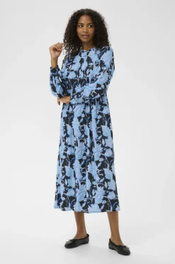 KAsasia Shirt Dress Blue Snake Flower 108753 10511180