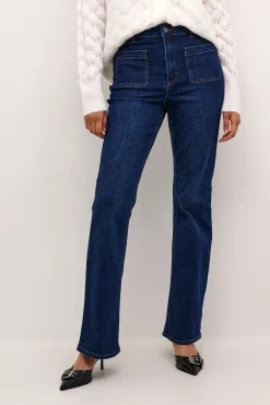 KAsinem Flared Jeans Dark Blue Denim 10508464