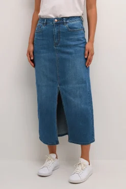 KAsinem HW Denim Skirt Medium Blue Denim 10508064
