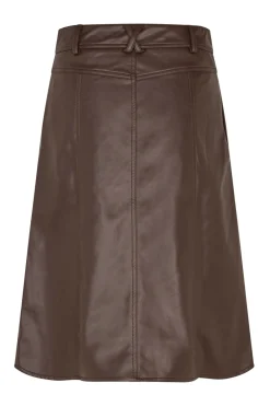 KatelynLL Midi Skirt 59 Brown 254022000