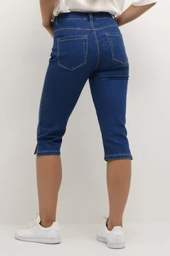 KAvicky Capri Jeans Medium Blue Washed Denim 10505521