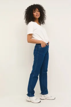 KAvicky Straight Jeans Medium Blue Washed Denim 10506530