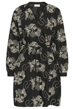 KAvinie Dress Black Chalk Embroidery 10883 10511097