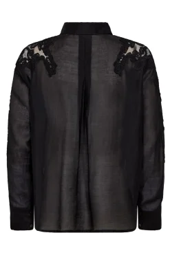 KawaCC Embroidery Shirt 96Black 35988