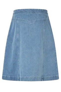 Kayll Short Skirt Washed Denim 261122044