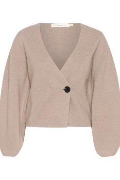 KayllaIW Cardigan Sandy Grey Melange