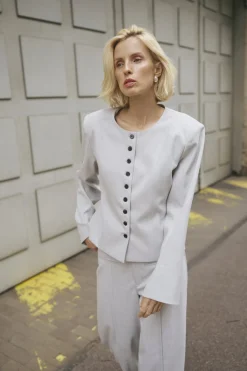 KBElena Jacket Flint Gray Melange 1658031 10105827