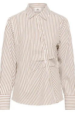 KBElmira Shirt Cinnamon Stripe 109217 10105867